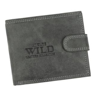 Pánska kožená peňaženka Always Wild- N992L-PCHM/1072 čierna