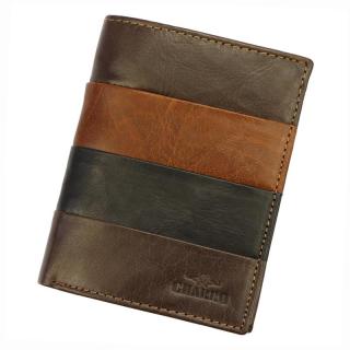 Pánska kožená peňaženka Charro IBRA 1379 - hnedá, čierna