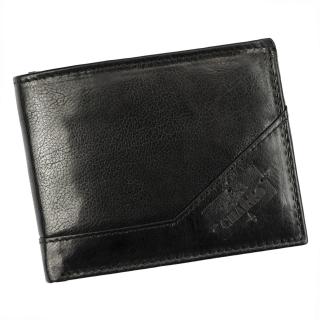 Pánska kožená peňaženka Charro ITALIA 1123- čierna