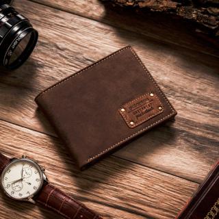 Pánska kožená peňaženka Peterson 304G HUNTER - hnedá