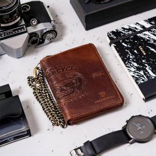 Pánska kožená peňaženka Peterson N4C-04-HWM hnedá