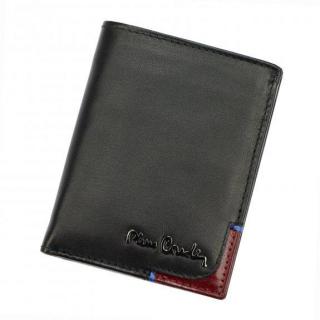 Pánska kožená peňaženka Pierre Cardin 1810 TILAK 75 - čierna, červená