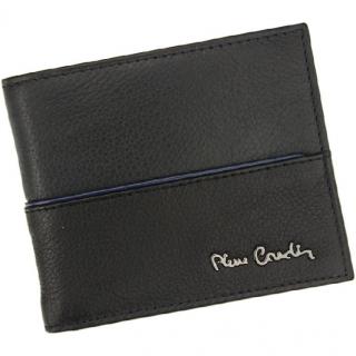 Pánska kožená peňaženka Pierre Cardin - čierna, modrá
