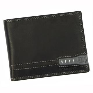 Pánska kožená peňaženka Roncato 185-04 - čierna
