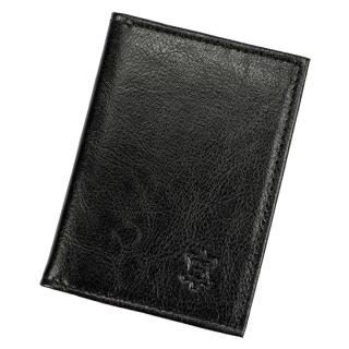 Pánska kožená peňaženka / vizitkovník - Žako OK1 - čierna