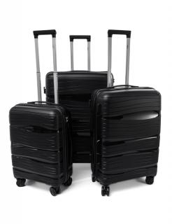 Sada cestovných kufrov RGL  PP3 - čierná
