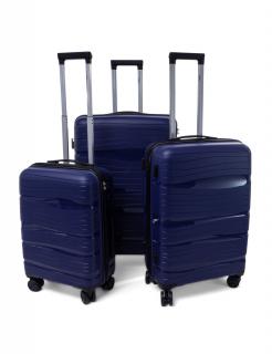 Sada cestovných kufrov RGL  PP3 - tmavo modrá