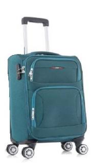 Textilný cestovný kufor Jony 27 Zelená - malý