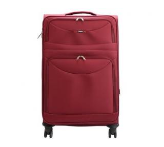Textilný cestovný kufor Jony 8981 bordová - malý