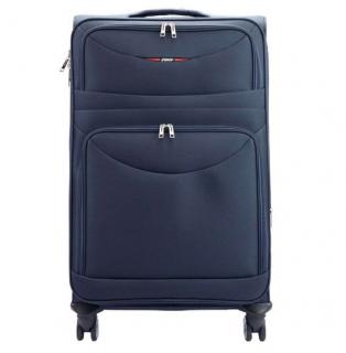 Textilný cestovný kufor Jony 8981 modrá - malý