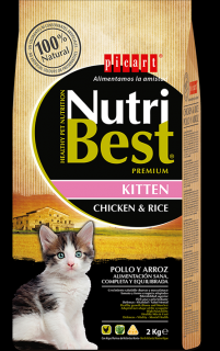 NutriBest Kitten Chicken & Rice 2 kg 32/14