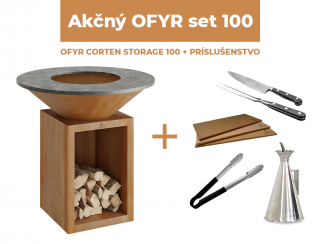 Akčný set - vonkajší gril OFYR Corten 100