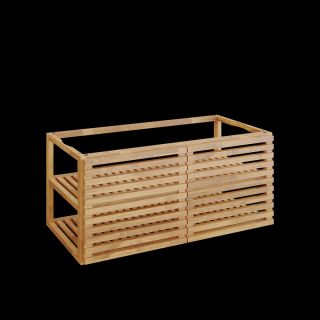 Drevená vložka OFYR STORAGE INSERT PRO WITH 2 DOORS TEAK WOOD LARGE