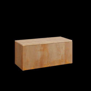 OFYR GARDEN BENCH záhradná lavička prevedenie corten