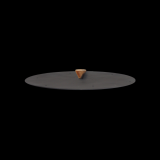 SNUFFER BLACK 100 (Ø 60 CM) poklop na OFYR ohnisko