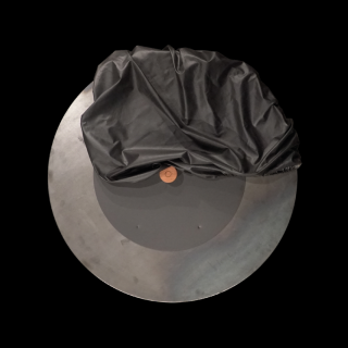 SNUFFER BLACK AND SOFT COVER BLACK SET 85 (Ø 85 CM) sada krycia plachta + poklop na OFYR