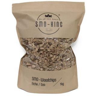 Drevená údiaca štiepka dub SmoKing 1 kg SMO-KING