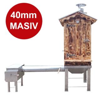 Drevená udiareň Master Smoker 40 LDS s ohniskom Vladeko