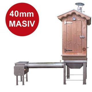 Drevená udiareň Master Smoker 40 LS s ohniskom Vladeko