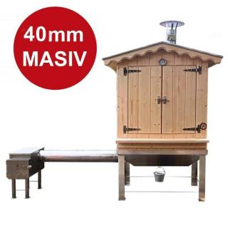 Drevená udiareň Master Smoker 40 XLS s ohniskom Vladeko