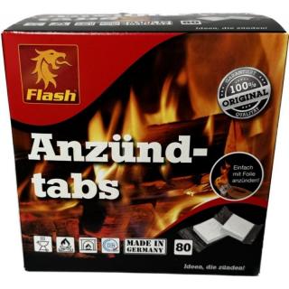 Podpaľovacie parafínové tablety Flash 80 ks Clasic Flash
