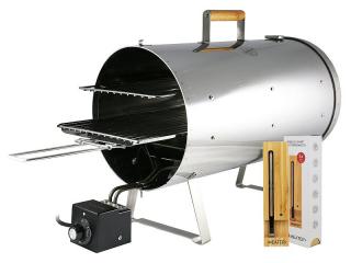 Elektrická udiareň PRO 1200 W (Tepelne nastaviteľná a obojstranná dymová elektrická udiareň PRO 1200 W)