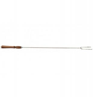 vidlička na opekanie s drevenou rukoväťou 92 cm skladom vidlička na opekanie špekáčikov
