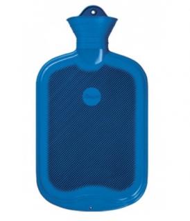 Termofor - Gumová zahrievacia fľaša 2 l modrá (Prírodný kaučuk bez PVC)