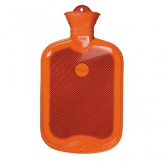 Termofor - Gumová zahrievacia fľaša 2 l oranžová (Prírodný kaučuk bez PVC)