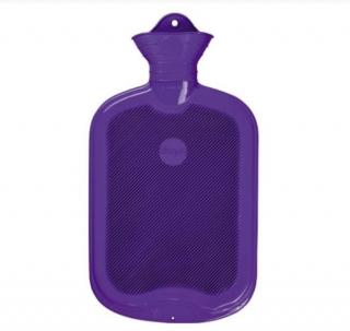 Termofor - Gumová zahrievacia fľaša fialová (Prírodný kaučuk bez PVC)