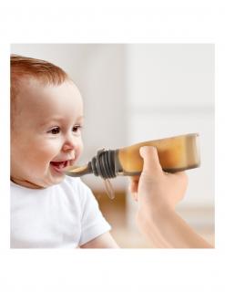 Haakaa Silikónová kapsička na jedlo s lyžičkou na kŕmenie 130ml