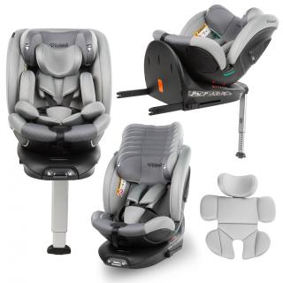 Autosedačka Kidwell GOCAR ISOFIX + I-SIZE gray (40- 135 cm) (ISOFIX a stabilizačná noha (40 - 135 cm))