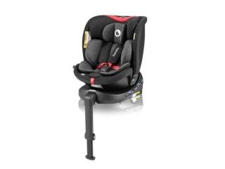 Autosedačka Lionelo NAVY ISOFIX + I-SIZE black red (40-150 cm) (ISOFIX a stabilizačná noha (40 - 150 cm))