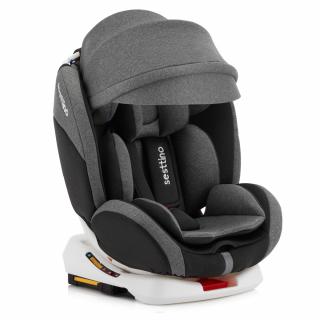 Autosedačka Sesttino Oktagon melange gray (0-36kg) (( 0-36kg ) Isofix)