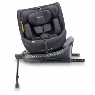 BabyGO Autosedačka I-SIZE Move 360 black 2024 + ISOFIX (40-150cm) (čierna / black isofix)