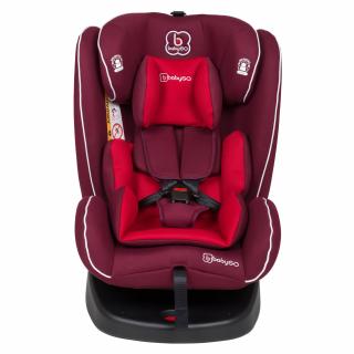 BabyGO Autosedačka Nova red 2024 + ISOFIX (0-36kg) (červená / red ISOFIX)