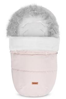 Fusak do kočíka Zimný INDIANA 100 x 50 cm Sensillo pink (s kožušinkou, ružový pink)