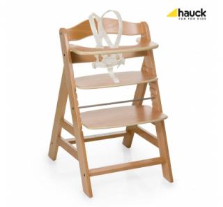 Hauck Alpha+  stolička drevená (Rastúca drevená stolička na kŕmenie)