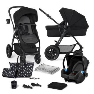 KINDERKRAFT SELECT kombinovaný kočík Xmoov 3v1 Black, Premium