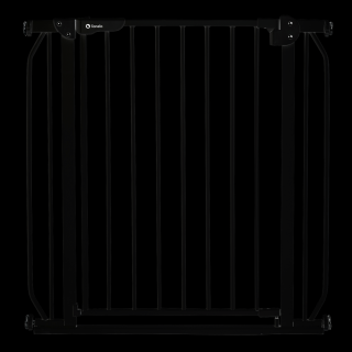 Lionelo schodová/dverová zábrana TRUUS SLIM Black onyx
