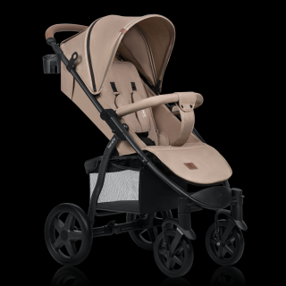 Lionelo Športový golfový kočík Annet Plus beige sand (Kočík s polohovaním do ľahu/ skladací)