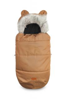 Sensillo Zimný fusak SIERRA camel 100x50 (s kožušinkou)
