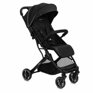 Športový kočík MoMi ESTELLE LIGHT black (čierny, čierna konštrukcia, ultraľahký)