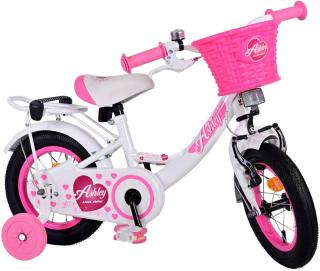 Volare - Detský bicykel Ashley 12" - CB biely (Dievčenský detský bicykel )