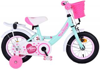 Volare - Detský bicykel Ashley 12" CB zelený (Dievčenský detský- 1 ručná a 1 pedálová brzda)