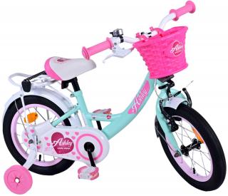 Volare - Detský bicykel Ashley 14" CB - zelený (Dievčenský detský bicykel )