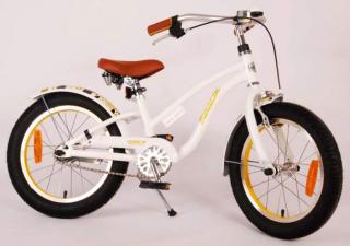 Volare Detský bicykel Miracle Cruiser - 16 palcový - alloy Biely (dievčenský)