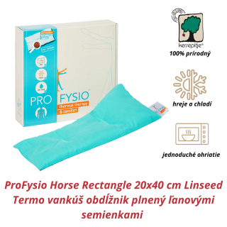 INATURA ProFysio Rectangle  20x40 cm Linseed (Termo vankúš obdĺžnik plnený ľanovými semienkami)