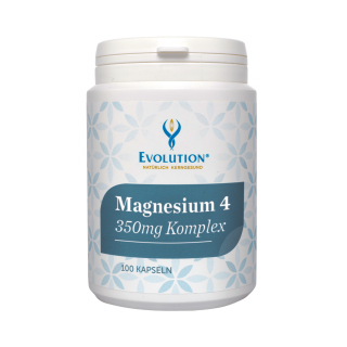 MAGNÉZIUM 4 KOMPLEX 350 mg (100 kapsulí) (Kardiovaskulárny systém, nervy, svaly, energia)