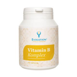VITAMÍN B KOMPLEX (90 rastlinných kapsulí) (Nervy, energia, kardiovaskulárny systém)